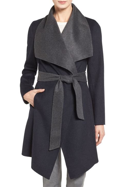 michael kors wool wrap coat|Michael Kors ladies padded coats.